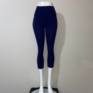 LULULEMON BLUE ALIGN CROP - 4